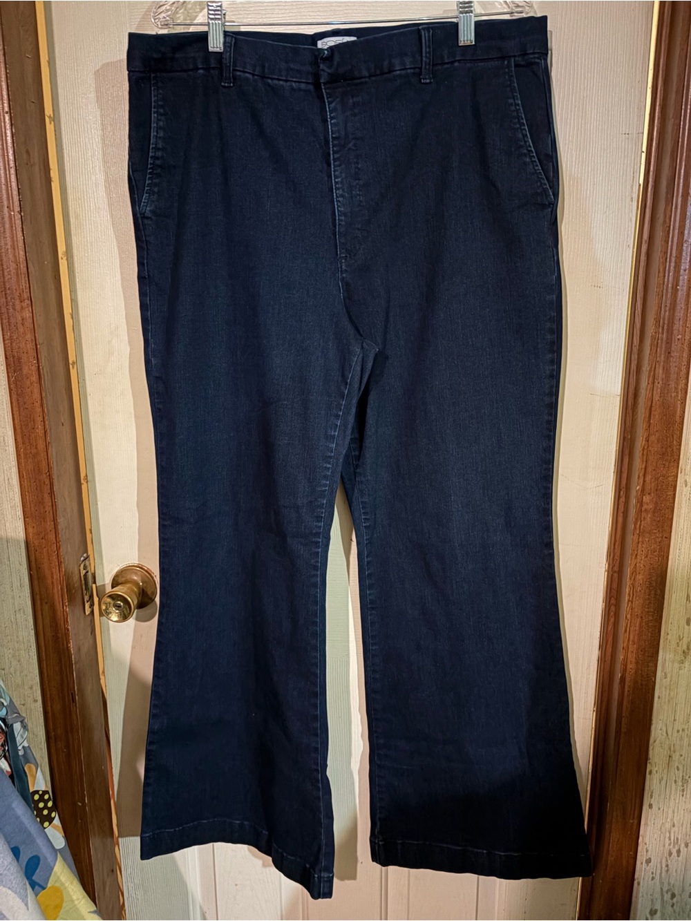 sofia by sofia vergara Navy Wide-Leg Flare Jeans